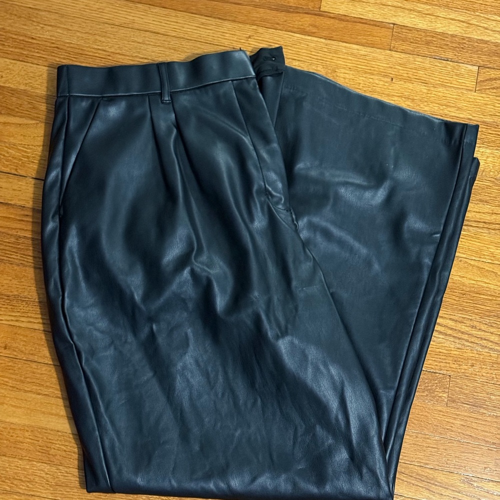 Abercrombie Curve Love Faux Leather Pants